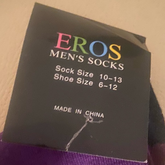Nwt blue and purple monster Eros socks size 6-12 - Picture 3 of 3